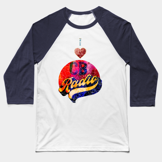 I Love CB HAM Radio Vintage Heart Design Cb Ham Radio Baseball T